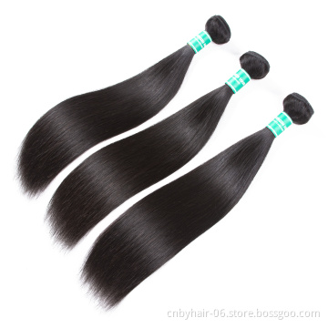 Grade 10A Virgin Brazilian Human Hair Wholesale Price Unprocessed Virgin Cuticle Aligned Straight Human Hair Bundles